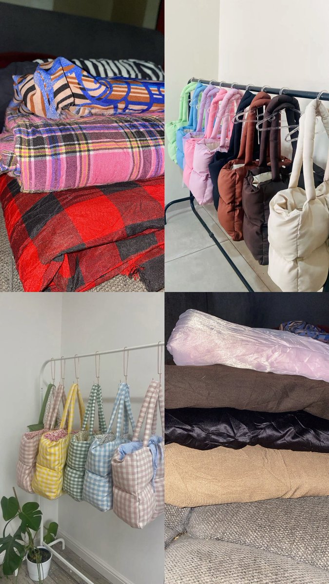 imanhudaaa's tweet photo. Y’all remember I said I wanted to launch my business before my birthday (April 14th)? Well, I bought the products and Alhamdulillah, I was sold out within a few days after they were delivered.

For personal reasons I won’t go into, I couldn’t launch on the planned date. Instead I started looking in a completely different direction from what I originally planned.

Alhamdulillah I’ll be launching a puffer tote and a clothing line soon. I’ve already gotten some of the fabrics needed after I was ‘invested’ in (according to the description on the screenshot in the first clip 😂😂) a few days ago.

Y’all better watch this space!!!
HUDA CO. is here to stay!!🥹🥹🤭