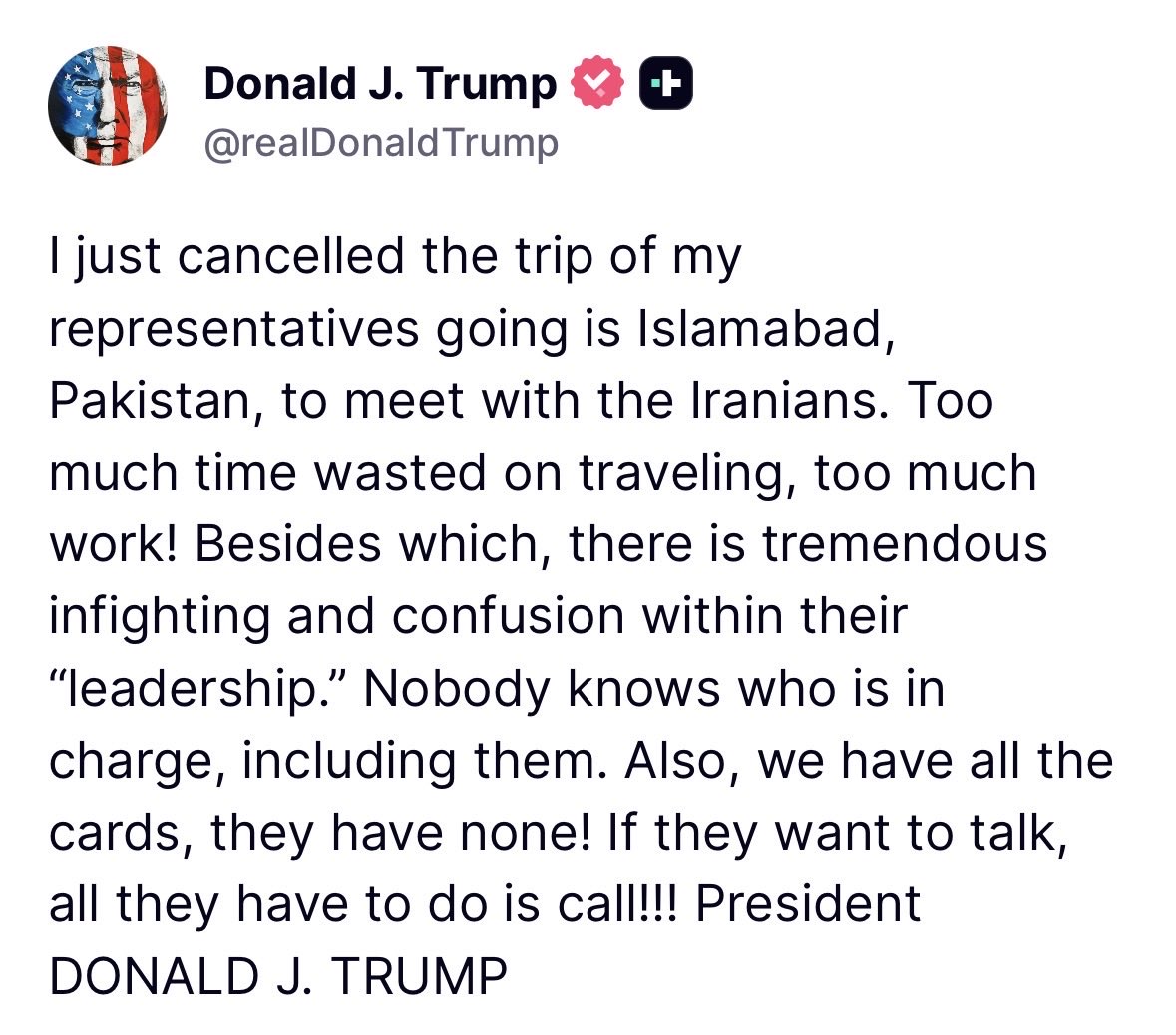 Trump War Room tweet media