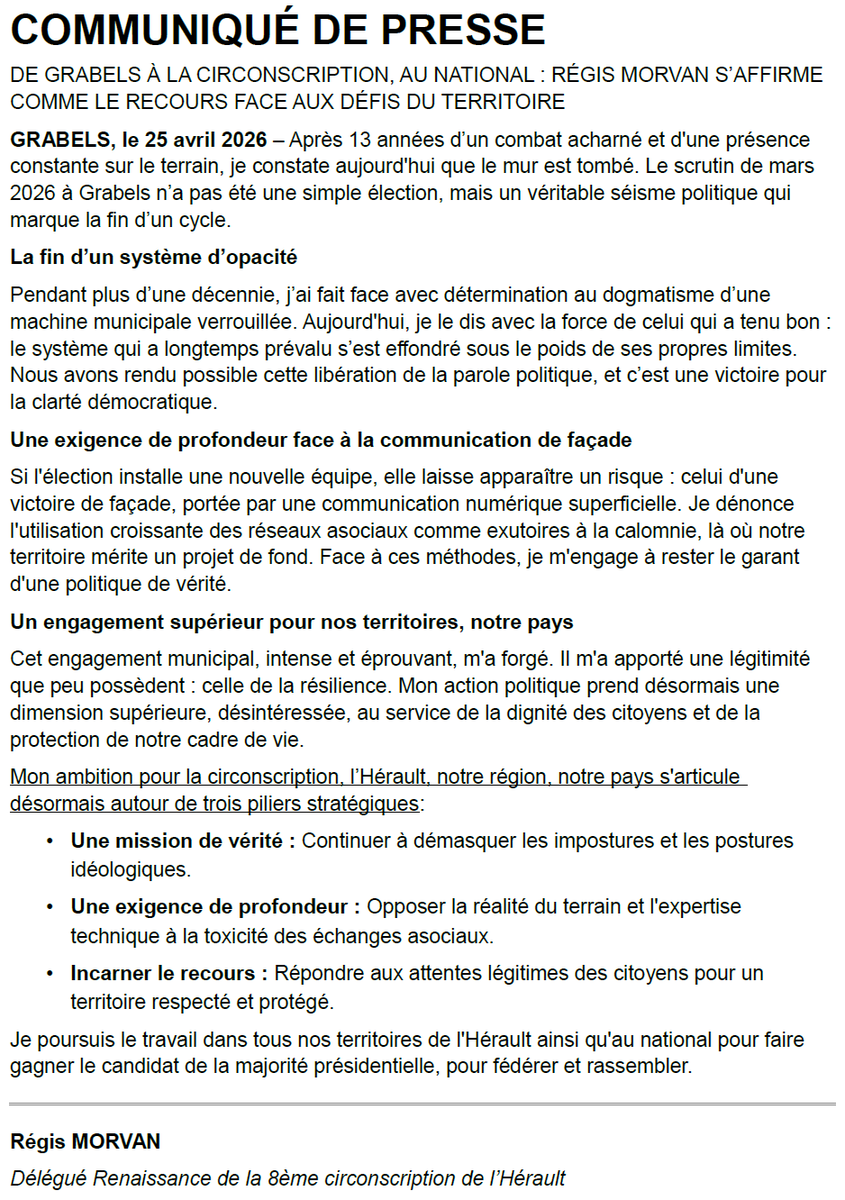 Régis Morvan tweet media