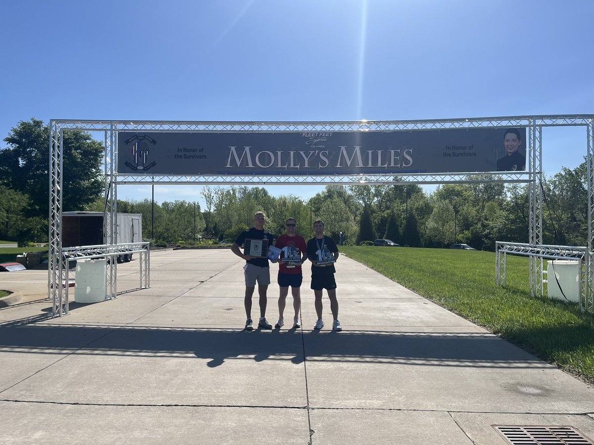 MSHPRecruiting's tweet photo. We hit pavement at the Molly’s Miles 5K raising money for Concerns of Police Survivors and honoring the fallen..

As a result, the First Responder Challenge got handled—again.

10 years straight.
Undefeated.

That’s not luck. That’s culture! https://t.co/CAXYTT2nce