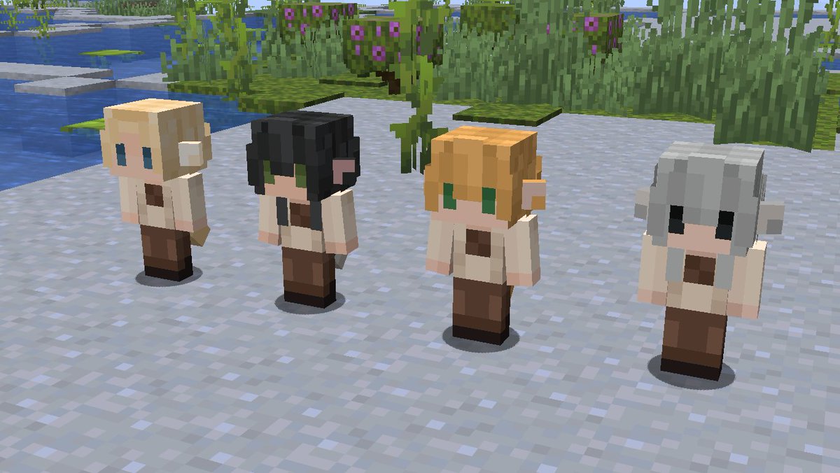 KomradMCNuggets's tweet image. worked on a 26.1 update on a minecraft resource pack

#minecraft #anthro