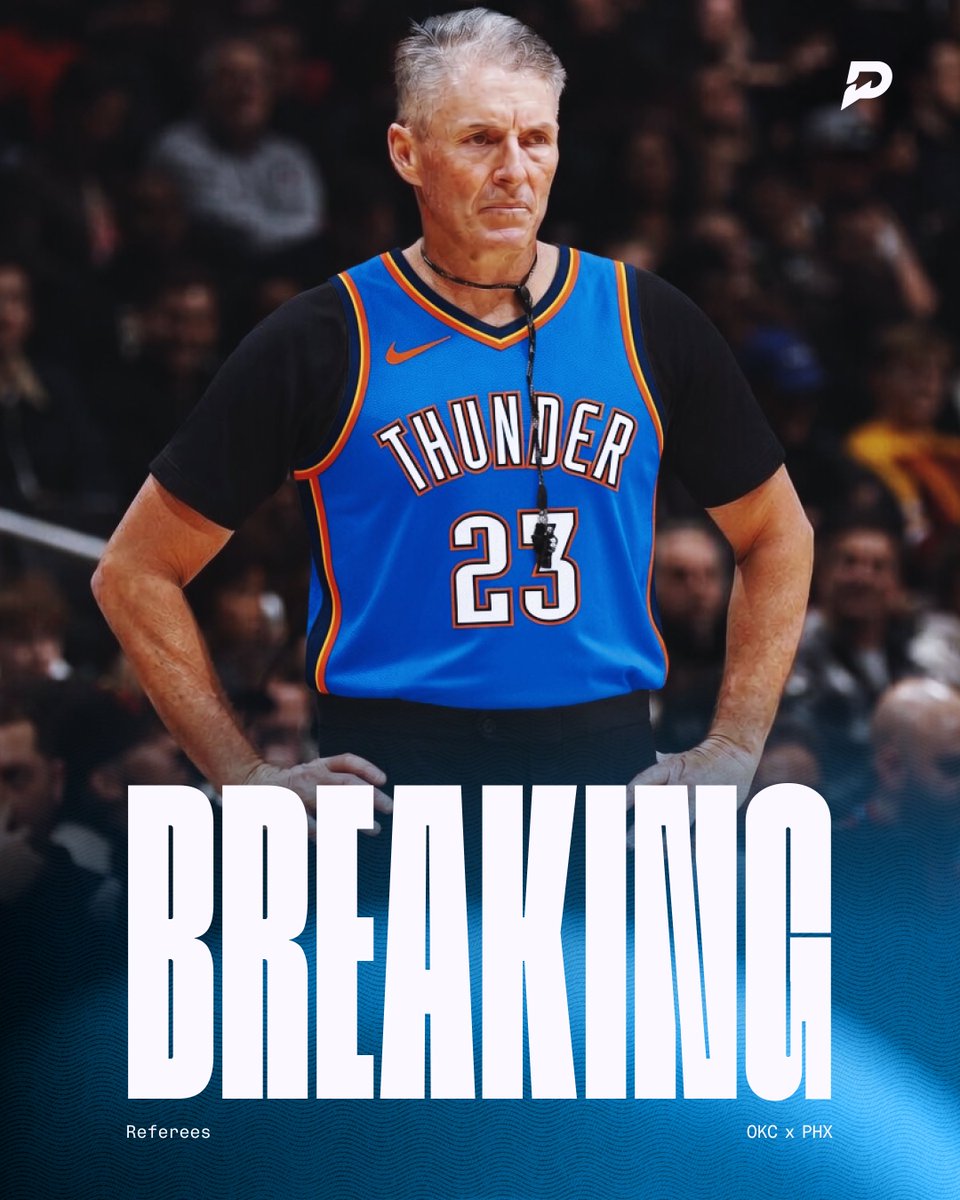 BREAKING: New referee uniforms leaked ahead of OKC vs Suns Game 3