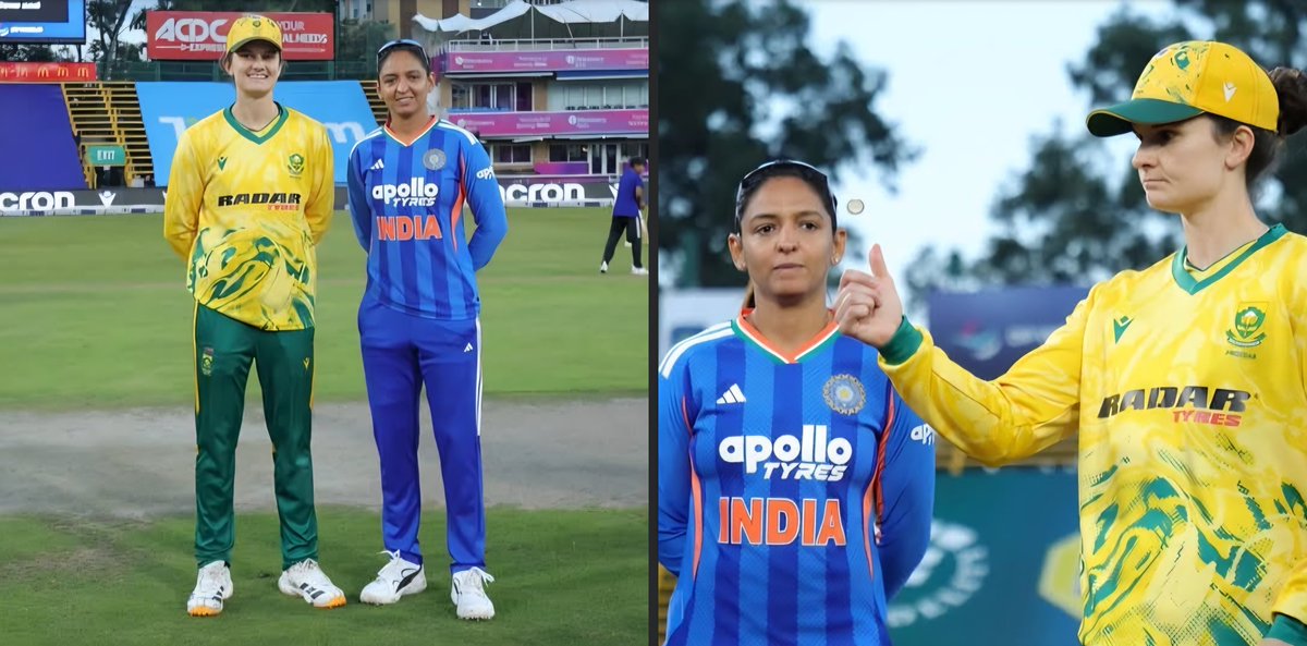 CricUniverse7's tweet image. Indian W scored 47/2 after the PP against South Africa W in the 4th T20I at जोहान्सबर्ग. 

Important thing is that Indian Captain Harmannpret Kaur lost the Toss in all 4 T20I's 
#SAWvINDW #RRvSRH #DCvPBKS