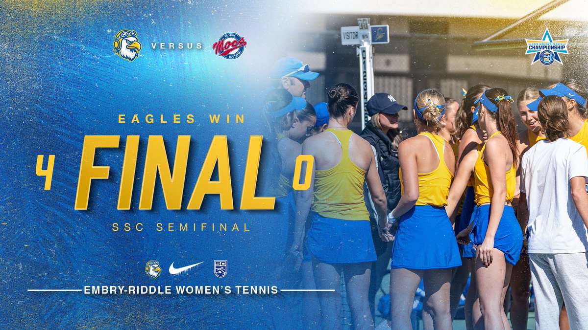 ERAUWTennis's tweet image. 4-0 for the Blue &amp;amp; Gold‼️

#GoERAU // #Win