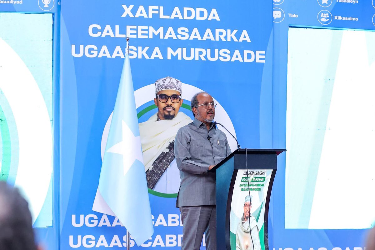 sntvnews1's tweet image. In his speech at the cultural coronation of Ugas Abdirizak Ugas Abdullahi, President @HassanSMohamud congratulated the Ugas and urged traditional leaders to unite for peace, reconciliation, and a prosperous, unified #Somalia.