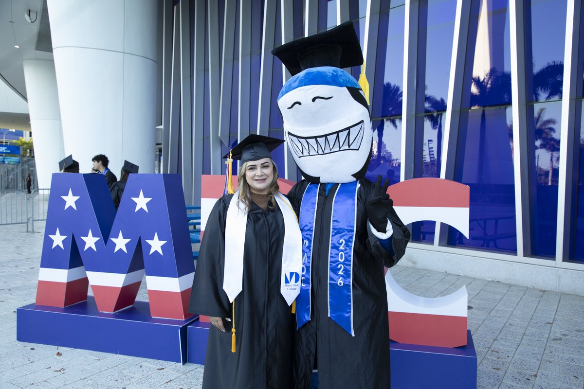 MDCollege's tweet photo. Our graduates at today’s Commencement reflect the global city that is Miami. They represent 120 countries, speak 23 languages, and come from every region of the world. We’re building global talent ready to lead. 🌍 #MDCGrad https://t.co/AuNpdWTJr0