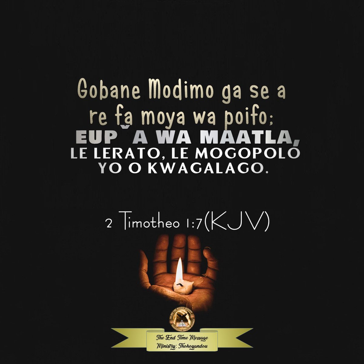 The End Time Message Ministry: Thohoyandou (@thohoyandoum) on Twitter photo 
