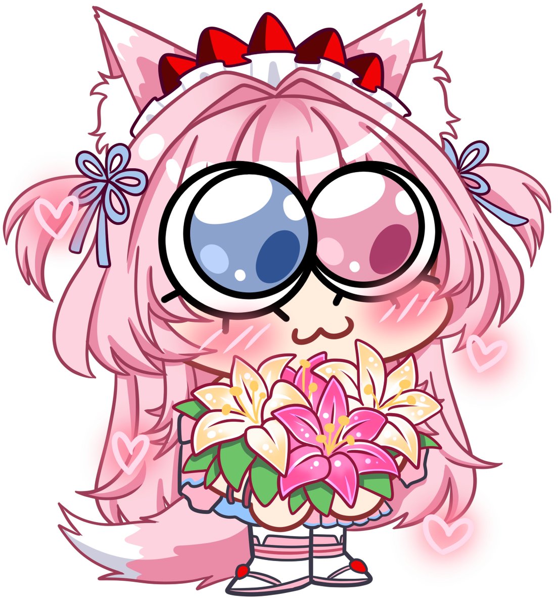 roramizuki's tweet image. try dropping your best pickup lines that’ll make me blush like crazyyy 😳🌸

if you succeed, I’ll give you a free doodle flower art like this!

#vtuber #doodleart