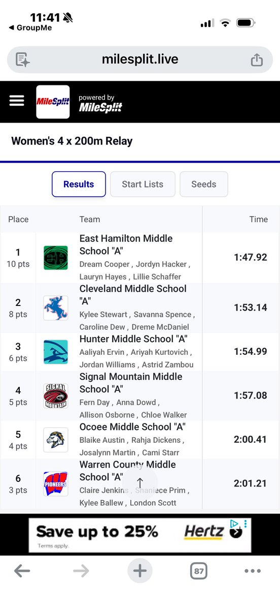 Lillie_Schaffer's tweet photo. Track Regionals 🥇
400m - 1:03.65
4x200 - 1:47.92

Next up sectionals on May 2!

@dpthecoach @theofficial_hub @bclaymarketing @ETAHudson @EastTNAir https://t.co/VCWGO3Tgl9