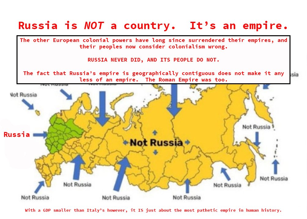 GretngsFrmEarth's tweet image. Putin was not satisfied with seizing Crimea. He will not be satisfied until and unless #Ukraine is nothing more than a vassal state in a renewed Russian Empire.