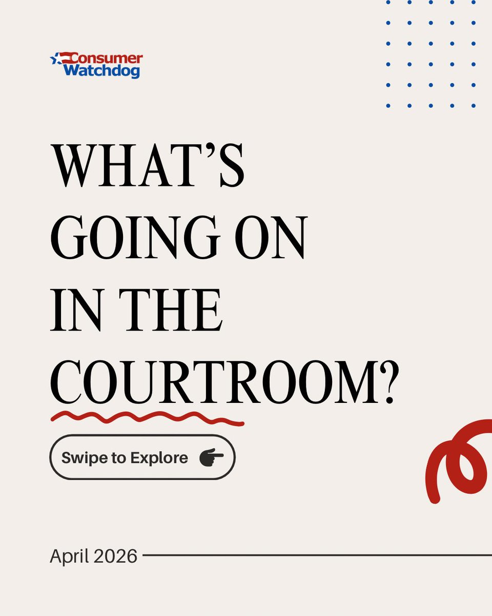 Consumer Watchdog tweet media