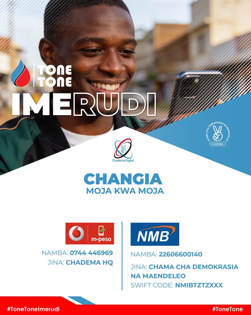 Chadema Tanzania (@chadematz2) on Twitter photo 