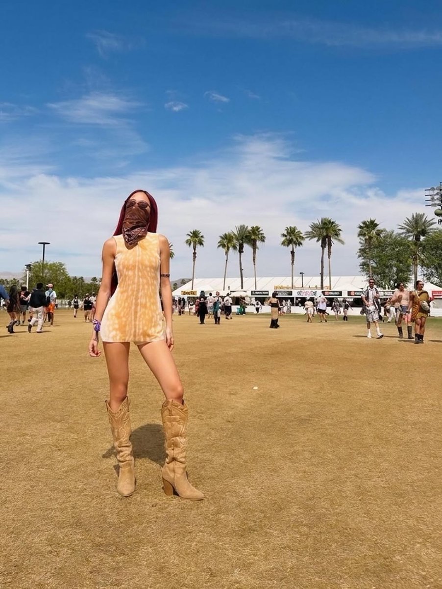 AC slaying with another one of her outfits in #Coachella 🔥🌴✨

<a href="/BonifacioAc/">ac</a> #ACBonifacio