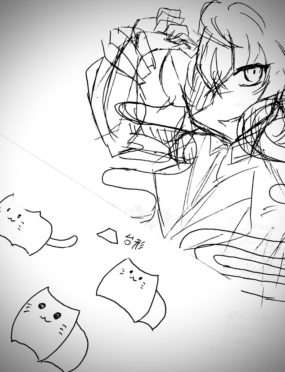 やはりアナログでササと描く気軽さは大事ですねぇ(ボールペン一発)