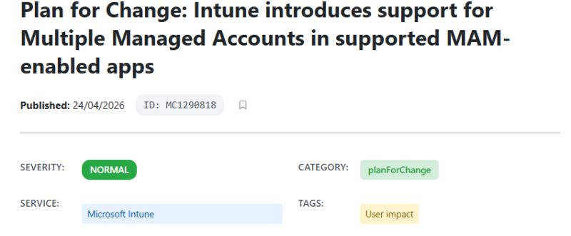 pdaalmans's tweet image. 𝐌𝐮𝐥𝐭𝐢𝐩𝐥𝐞 𝐌𝐚𝐧𝐚𝐠𝐞𝐝 𝐀𝐜𝐜𝐨𝐮𝐧𝐭𝐬 𝐢𝐧 𝐬𝐮𝐩𝐩𝐨𝐫𝐭𝐞𝐝 𝐌𝐀𝐌-𝐞𝐧𝐚𝐛𝐥𝐞𝐝 𝐚𝐩𝐩𝐬 𝐨𝐧 𝐢𝐎𝐒 𝐚𝐫𝐞 𝐜𝐨𝐦𝐢𝐧𝐠 𝐬𝐨𝐨𝐧!

linkedin.com/feed/update/ur…

#MSIntune #AppProtection #MAM #MMA #ModernManagement
