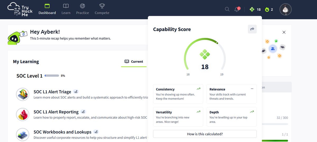 ayberk1h's tweet image. First steps taken on @tryhackme! 🛡️
Learning the ropes and enjoying the process so far. 

#InfoSecCommunity #CyberSecurity #BugBounty #TryHackMe
