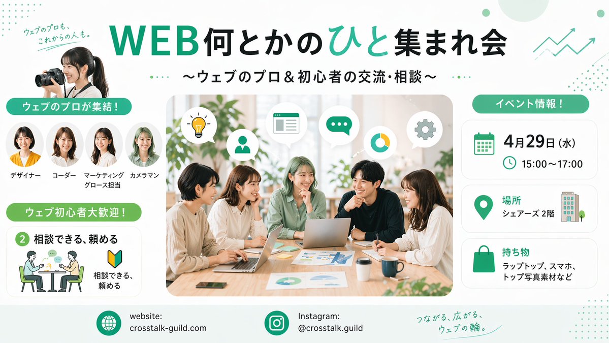 異業種交流ギルドクロストーク tweet media