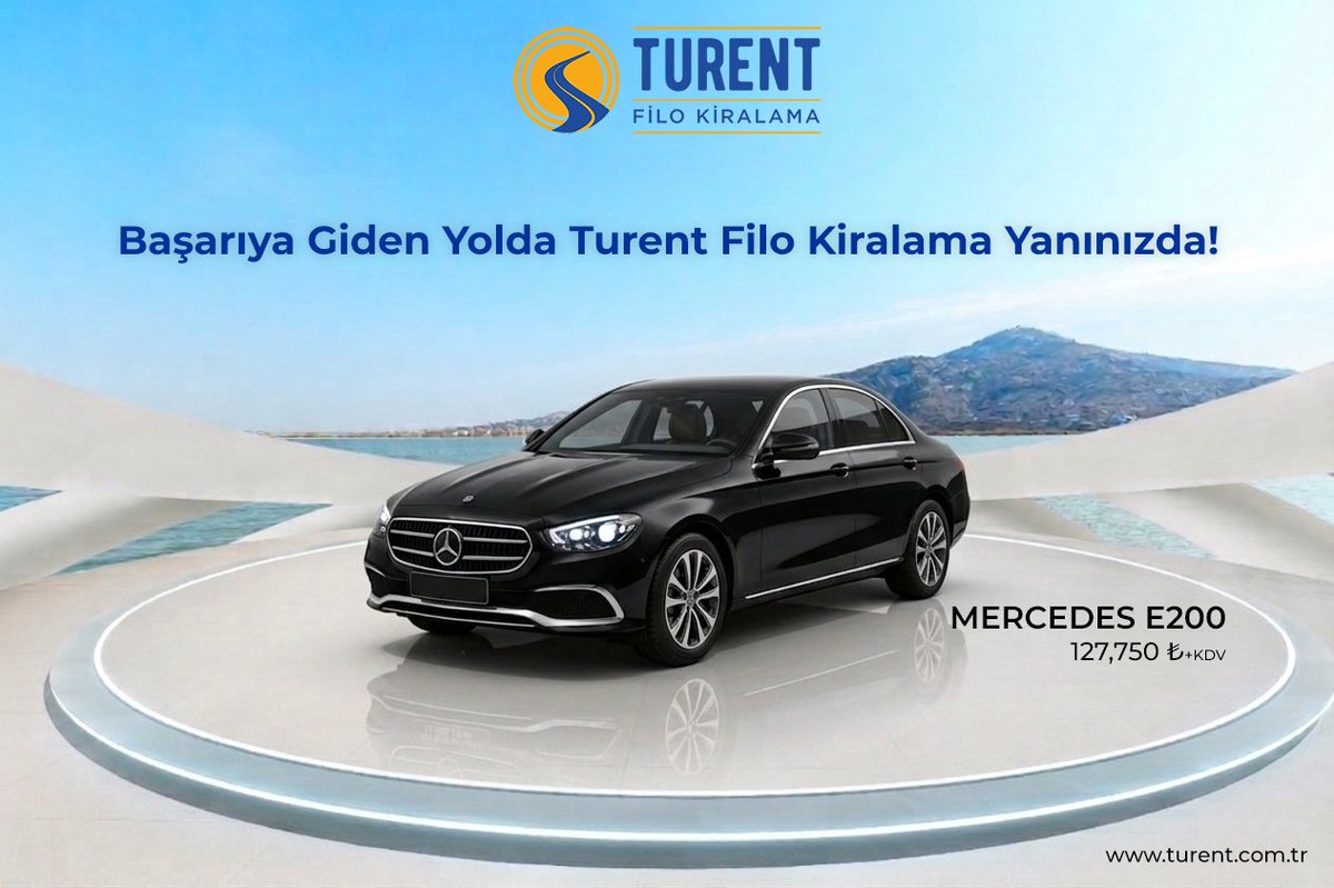 TurentFilo's tweet photo. Başarıya giden yolda sadece hız değil, konfor ve prestij de önemlidir.
Mercedes E200’ün üstün teknolojisi ve göz alıcı tasarımıyla iş dünyasında farkınızı ortaya koyun. Turent Filo Kiralama güvencesiyle, hedeflerinize giden yol artık çok daha keyifli!

Fiyat: 127.750 ₺ + KDV'den başlayan fiyatlarla.

🌐 Detaylı bilgi için: https://t.co/Axy6ZrZUDC

#Turent #FiloKiralama #MercedesE200 #AraçKiralama #Prestij #ArabaKiralama #FiloHizmetleri