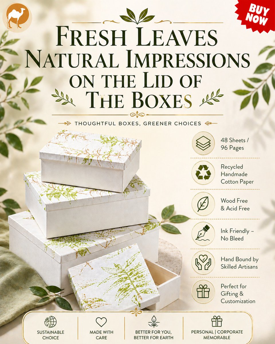 Nirajscharma's tweet image. retail.camelonexports.com/product/hard-c…

Eco-friendly packaging that makes an impression 🌿
Handcrafted, sustainable &amp;amp; perfect for gifting or branding.

#Sustainable #EcoFriendly #Packaging #GoGreen #Handmade #CorporateGifting