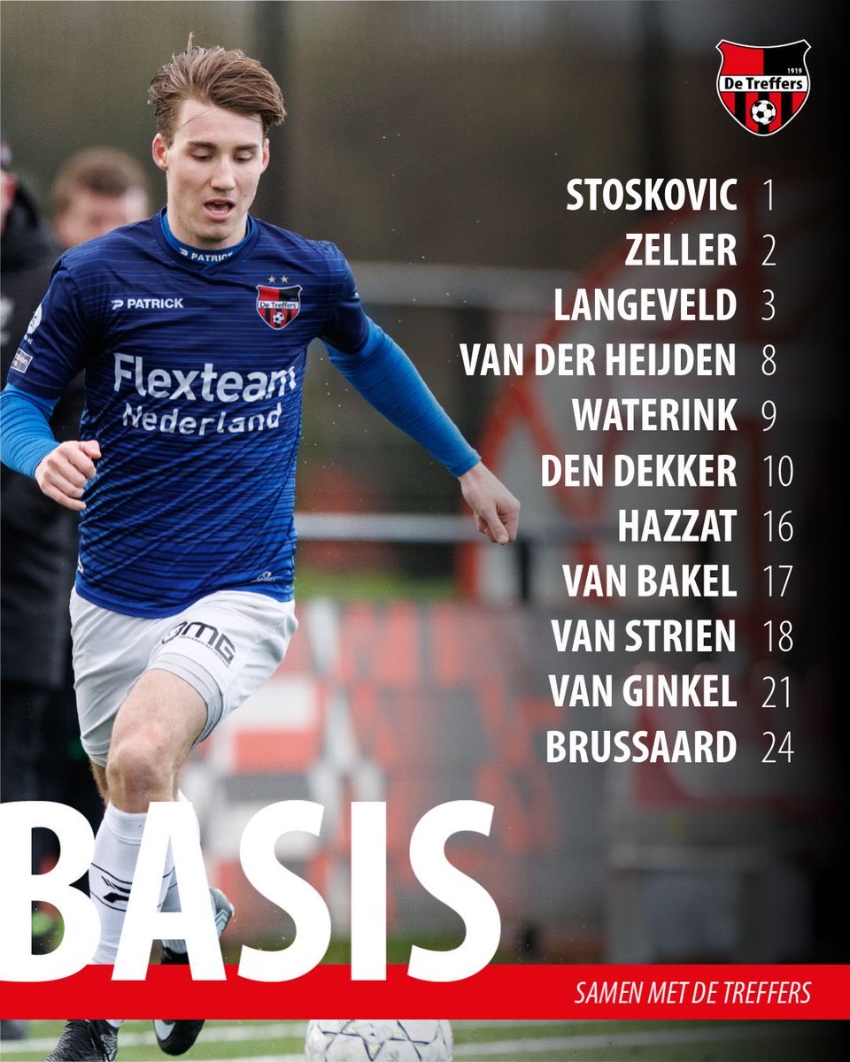 De_Treffers's tweet photo. OPSTELLING 📋

Dezelfde elf namen als vorige week. 

#hfctre https://t.co/RBfqBhKNbe