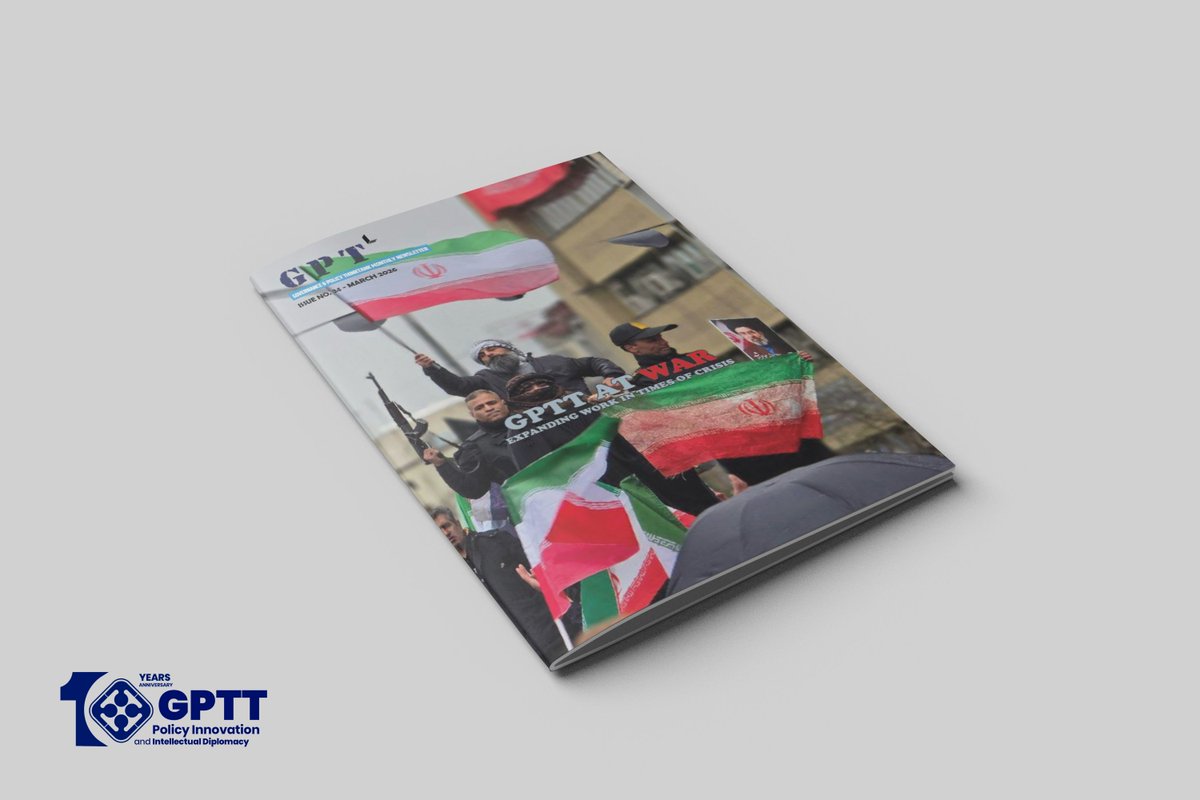 gpttint's tweet image. 📢 Out now: The Feb &amp;amp; March issues of our #GPTL #Newsletter!

From marking 10 yrs of Policy Innovation &amp;amp; structural reforms (Issue 33) to exploring Wartime Governance &amp;amp; regional security under “GPTT AT #WAR” (Issue 34).

📩 Email int@gptt.ir