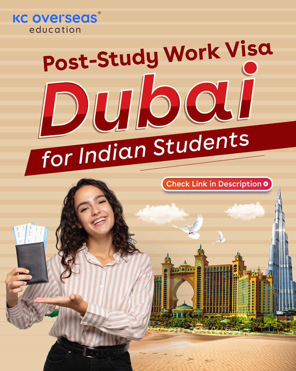 KCOverseasEdu's tweet image. What are the Visa Options?

What are the types, cost, and duration?

Wish to know the complete details?

Check Link: lnk.ua/oncS320nE

#StudyinDubai #PSW #InternationalStudents