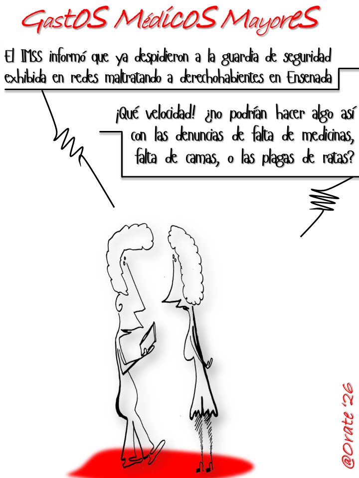 MSaltillero's tweet image. #caricatura #cartoons @LibreriaRius @CartonPoliticMX @VegaVegaarreola @rubio503 @fuzhienran @mafalda0909 @JosepCaves @Kike_Morales76 @FragaComics @SSalud_mx @IMSS_BIENESTAR @ISSSTE_mx #medicina #DerechosHumanos #salud @CONAPRED @ectorjaime @DrChavezDiaz @jejejepolitico