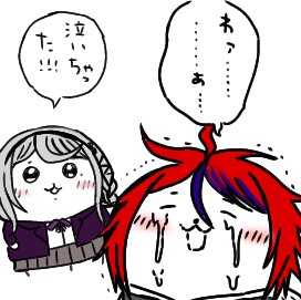 ストレスが限界値を迎えたちい澄野くんと見守るハチ藤ちゃん