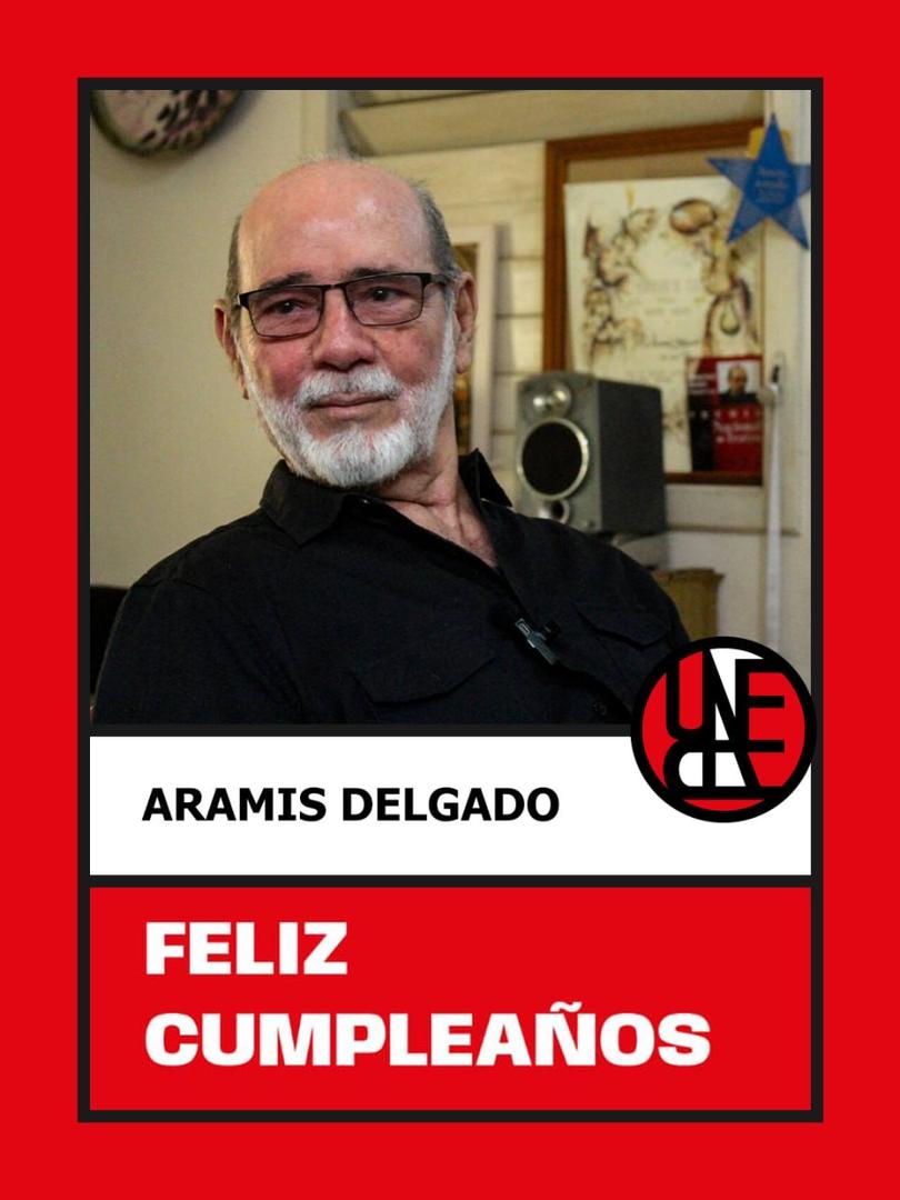 UNEAC_online's tweet image. La #UNEAC se honra en felicitar al primerísimo actor, Aramís Delgado, figura imprescindible de nuestra escena y cultura nacional. Su #ArteFiel, marcado por el talento, la disciplina y entrega al arte, constituye un referente para varias generaciones de intérpretes y creadores.