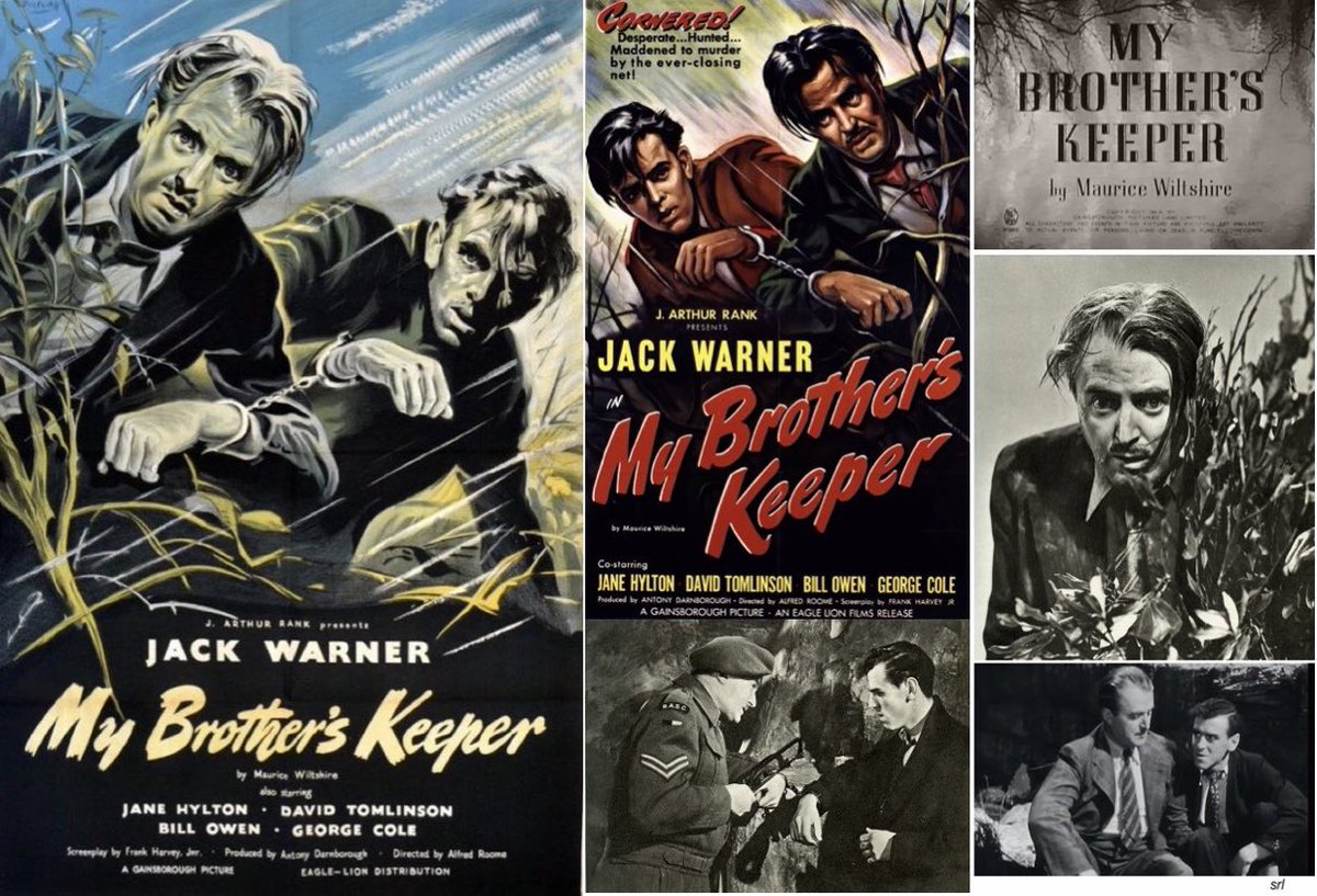 SaveRedlandLibr's tweet image. 1:35pm TODAY on @TalkingPicsTV

The 1948 #Crime #Thriller film🎥 “MY BROTHER’S KEEPER” directed by Alfred Roome from a screenplay by Frank Harvey based on a story by Maurice Wiltshire

🌟 Jack Warner, George Cole, JanHylton, Bill Owen, David Tomlinson, Raymond Lovell