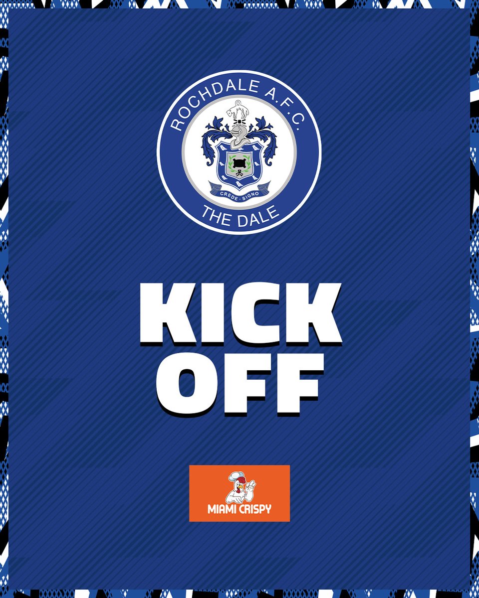 officiallydale's tweet image. The ball's back rolling for a big second-half.

Let's go lads! 💙

#rafc 0-0 #york