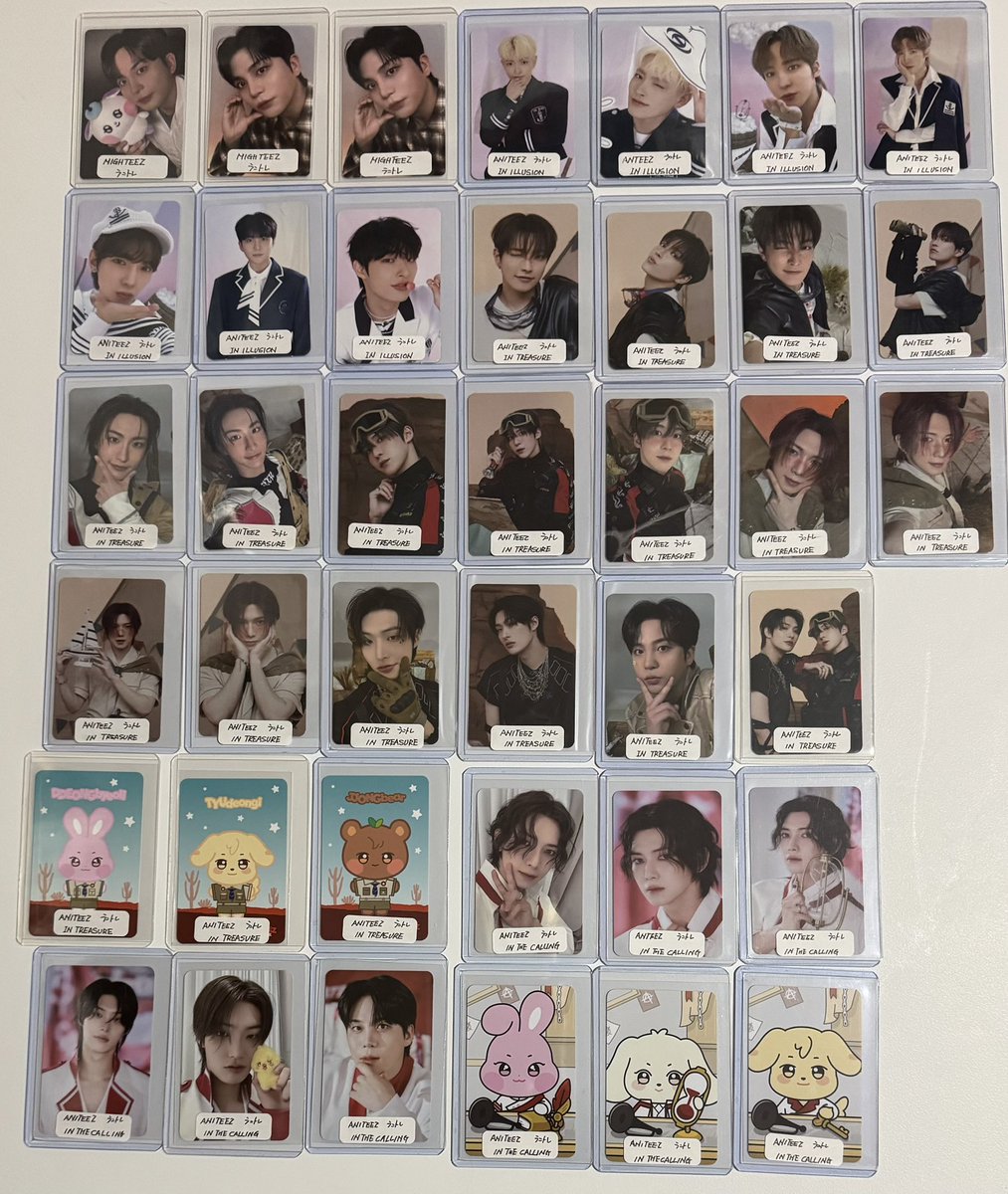 ATEEZ MIGHTEEZ ラントレ交換

求 サン⛰️ 黒衣装激求🙇‍♀️

譲 画像1枚目 2枚目

交換を探しております🙏
お気軽にお声掛けください☺️
よろしくお願いいたします🙇‍♀️