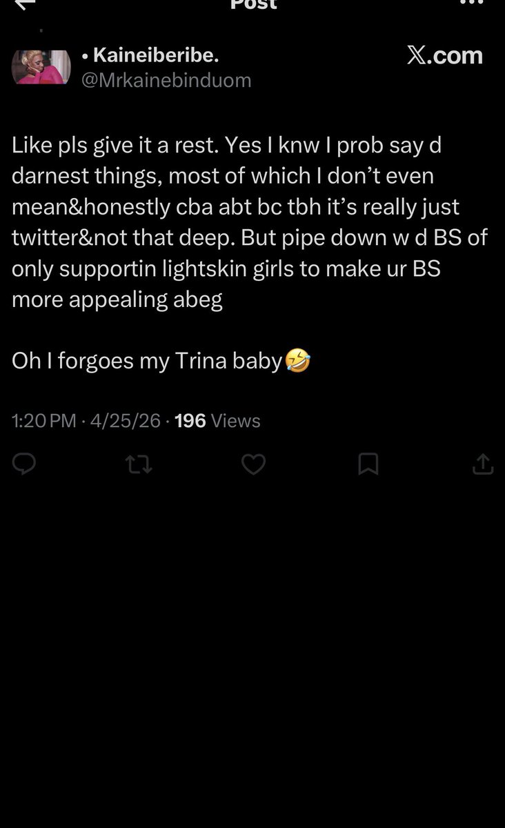 Chanelboy22's tweet photo. If it’s just Twitter and not that deep, why are you locking your page , and blocking people bc of words that are not that deep ? @Mrkainebinduom 
Spending years insulting people because you don’t see them as human beings ? Calling ppl ugly while looking like a curse yourself https://t.co/67qmyvxMdi