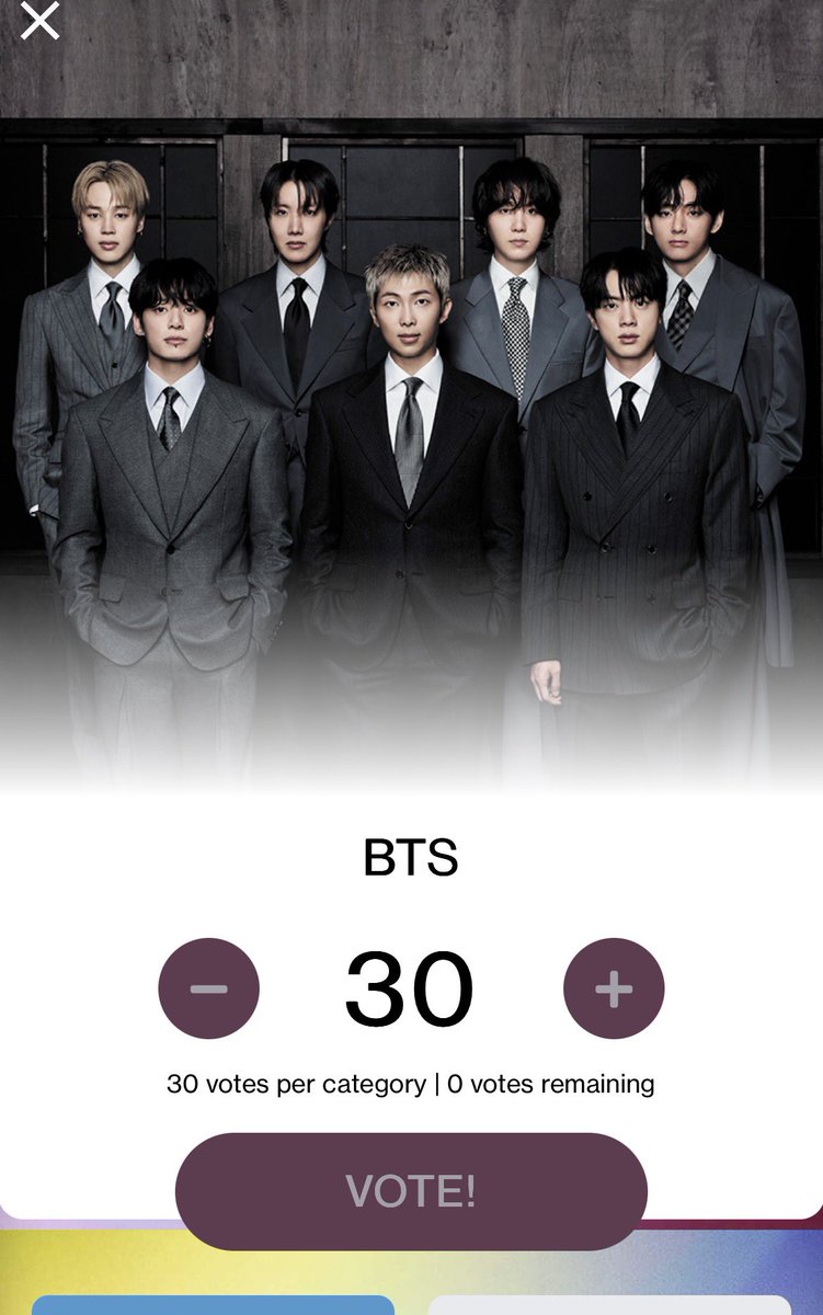 🚨GO VOTE ON AMAS WEBSITE FOR BTS🚨
🚨GO VOTE ON AMAS WEBSITE FOR BTS🚨
🚨GO VOTE ON AMAS WEBSITE FOR BTS🚨
🚨GO VOTE ON AMAS WEBSITE FOR BTS🚨

categories:
artist of the year 
song of the summer 
best male k-pop
vote.theamas.com