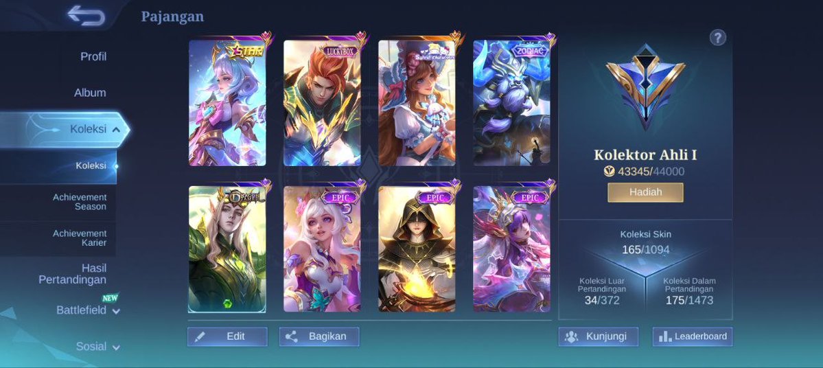 jeje 🦖 BELI/JUAL AKUN MLBB RECEH tweet media