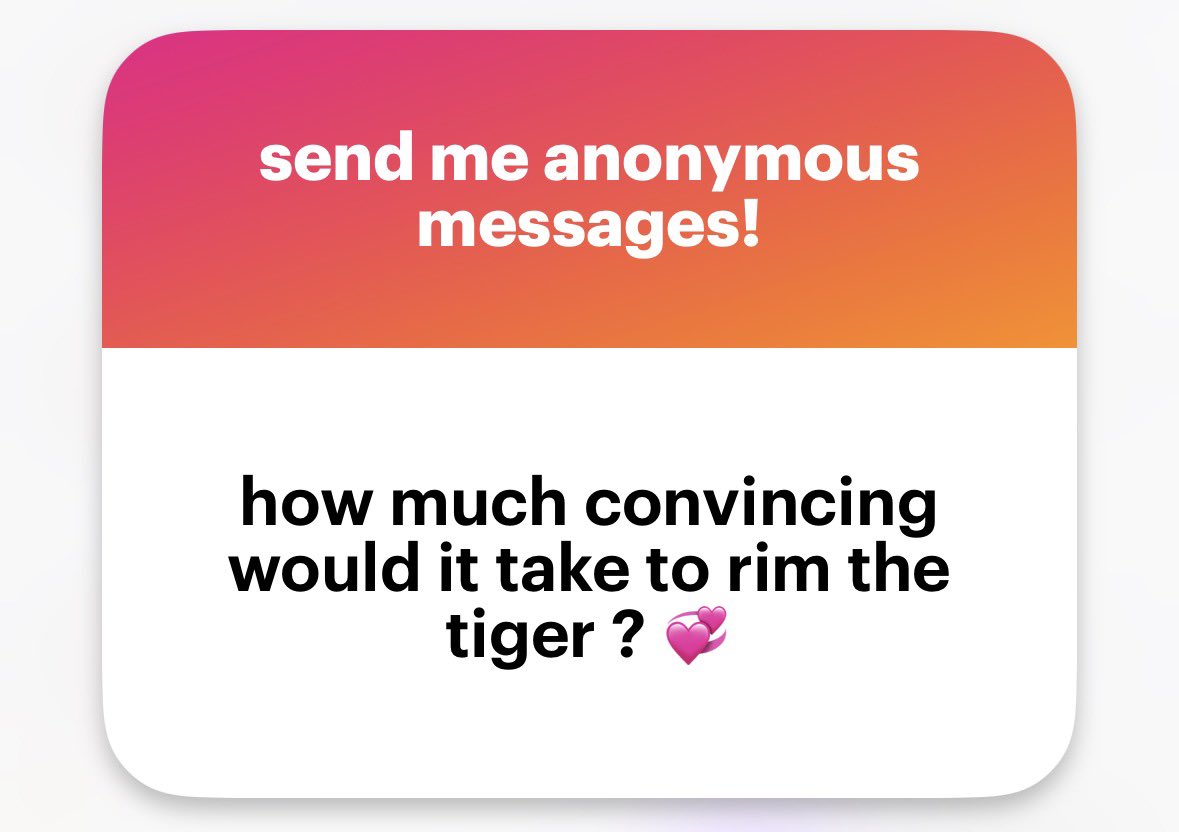 Will you have his babies? 💛