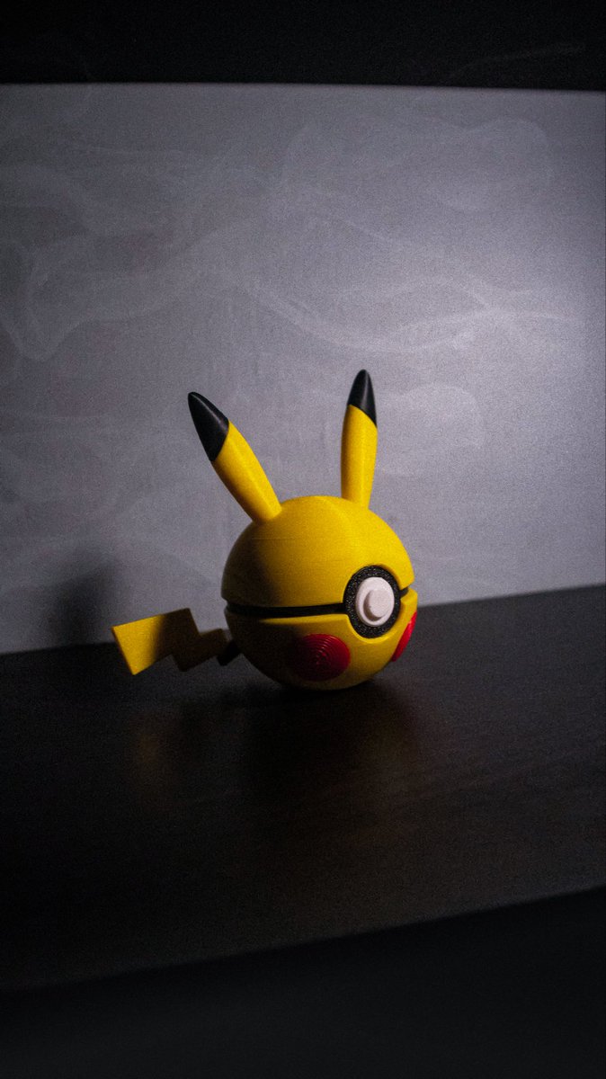 venuz3d's tweet image. Pikaball 💛🤎❤️

#pokemon #3dprinted #creality #pikachu #3dprinting 

Made by : Snowey