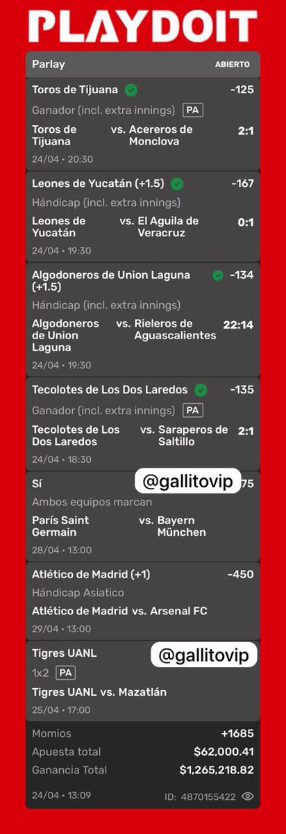 Gallito🐓(Apuestas) tweet media