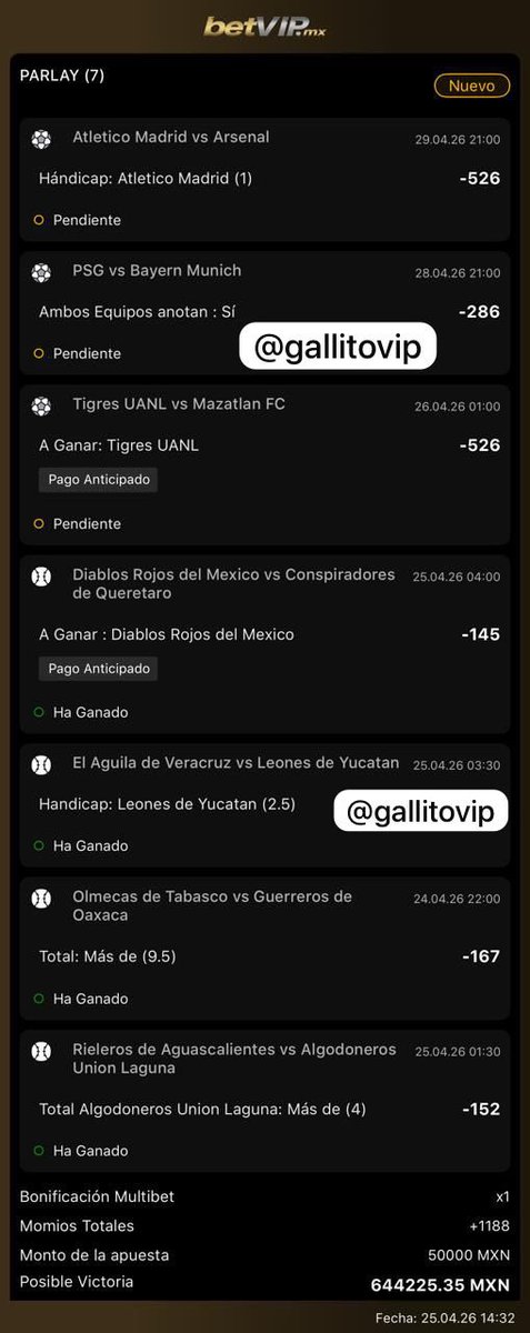 Gallito🐓(Apuestas) tweet media