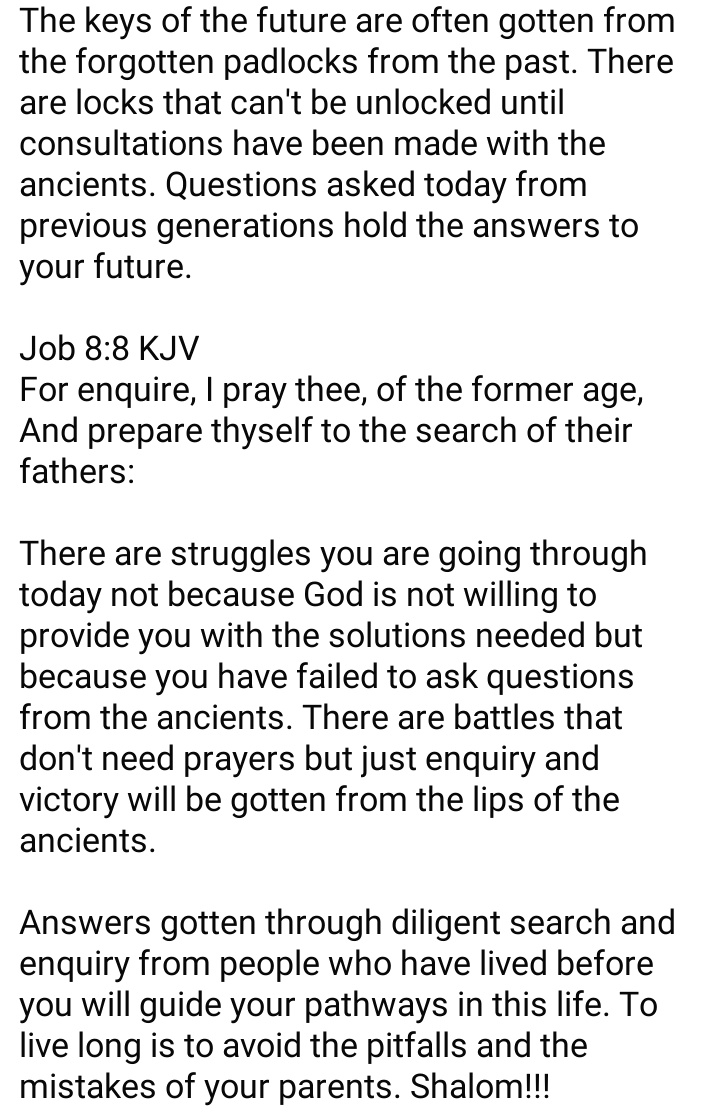 tonteekespiff's tweet image. ENQUIRE FROM THE ANCIENT

Screenshots 
👇👇👇👇

#answer #ancient #wisdom #prayer #HolySpirit #Jesus #God