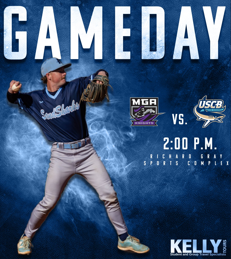 USCBAthletics's tweet photo. It's Gameday! @USCB_baseball  is home this afternoon against Middle Georgia State! Senior recognition begins at 1:30 p.m. with first pitch at 2:00 p.m. at Richard Gray Sports Complex! 
#FINSUP https://t.co/focGjwllzU