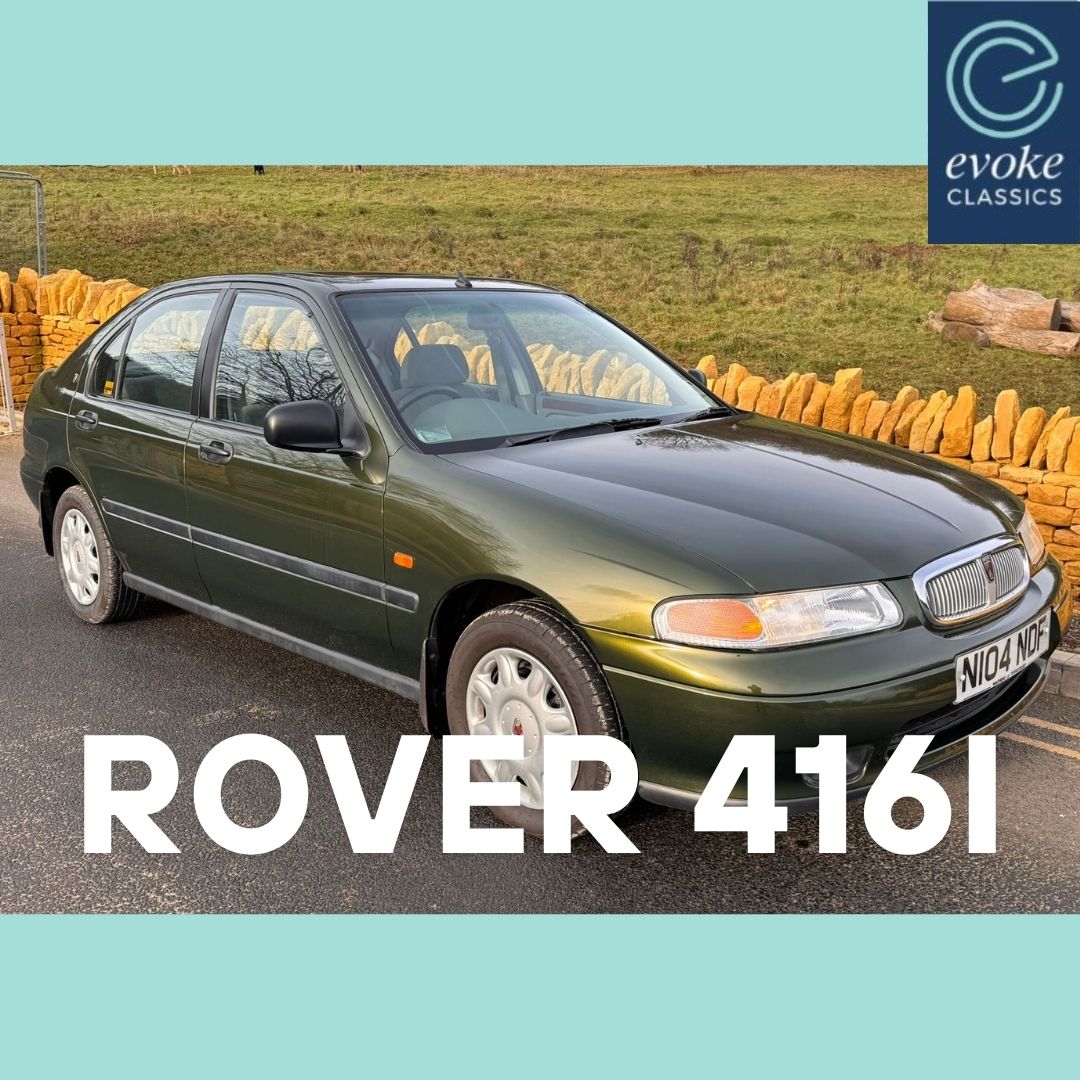 EvokeClassics's tweet image. LIVE AT AUCTION
1995 Rover 416i
evoke-classics.com/auction/#/lots…
Just 12,231 miles
One previous owner
First owner for almost 23 years
Super condition
Original bill of sale
#ClassicRover #ClassicCar #Rover416 #OneOwner
