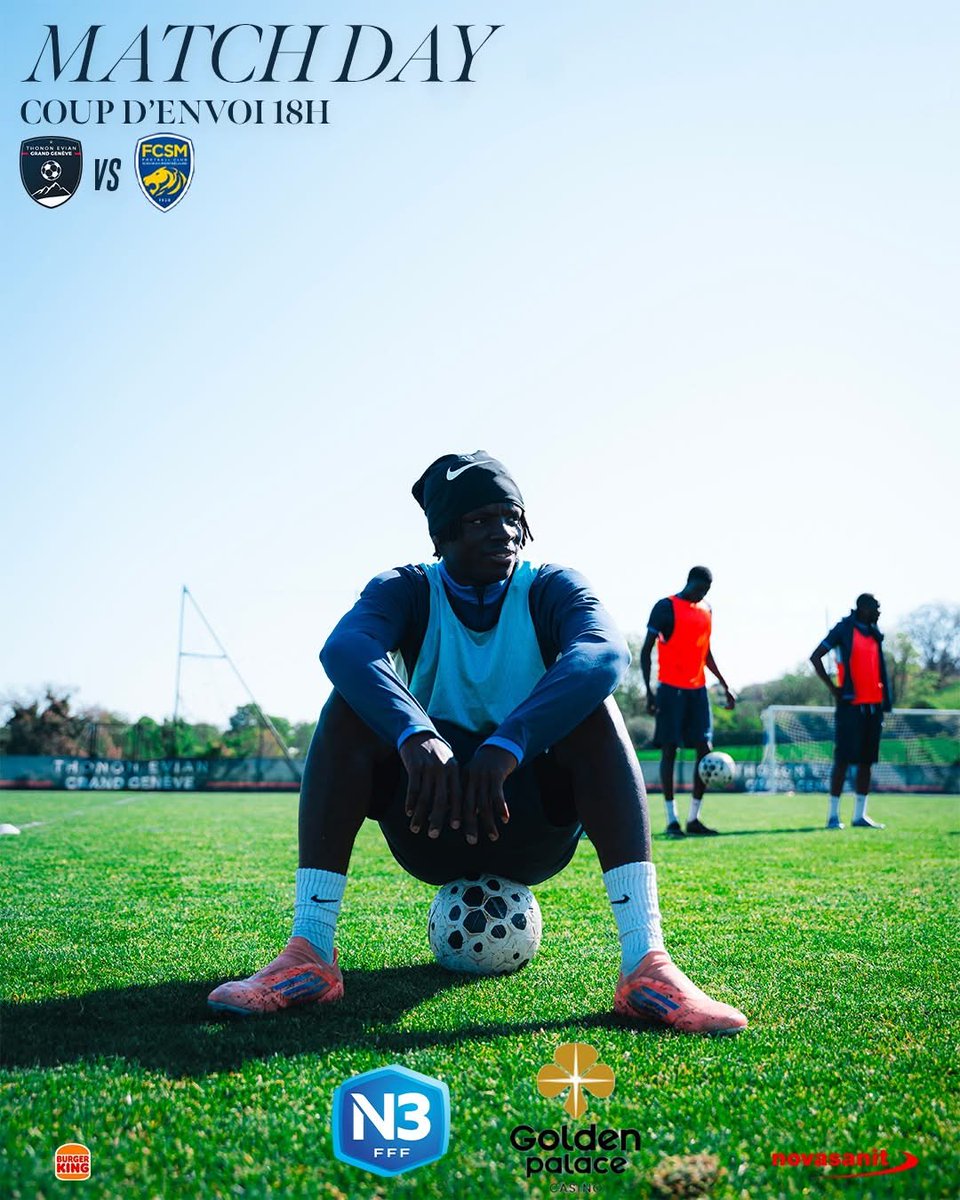 GrandGeneveFC's tweet photo. 𝐉𝐨𝐮𝐫 𝐝𝐞 𝐦𝐚𝐭𝐜𝐡 🔵⚪
Rendez-vous dès 16h30 au stade Joseph-Moynat pour les animations d’avant-match avec 𝐆𝐨𝐥𝐝𝐞𝐧 𝐏𝐚𝐥𝐚𝐜𝐞 𝐂𝐚𝐬𝐢𝐧𝐨 𝐓𝐡𝐨𝐧𝐨𝐧-𝐥𝐞𝐬-𝐁𝐚𝐢𝐧𝐬.
Coup d’envoi à 18h face à Sochaux-Montbéliard 2.
Tous derrière nos joueurs ! 💪🔥
#TEGG https://t.co/sfyYvJ5s6v