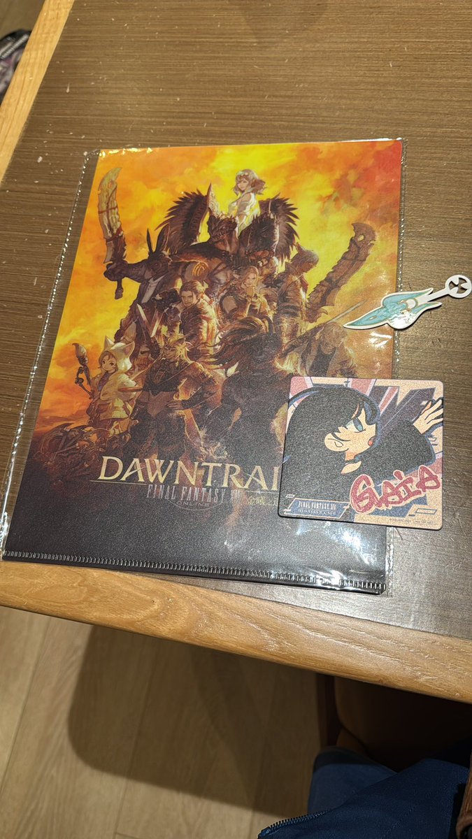 コースターはガイアがでました。何故かクリアファイルもらえたw