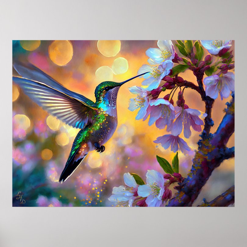 LeeHillerDesign's tweet image. ✨💙🌸🪶🪶🌸💚✨
Hummingbird Cherry Blossom Fantasy Sunrise #art #poster
Item: zazzle.com/cherry_blossom…

#cherryblossoms #cherryblossomtime #hummingbird #blossom #gifts #giftideas #homedecor #wallart
#fantasyart Collection: zazzle.com/collections/11…