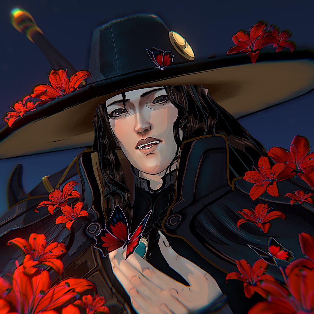 sylvaine_made's tweet image. Vampire Hunter D. 
#3Dart #blender3d #fanart