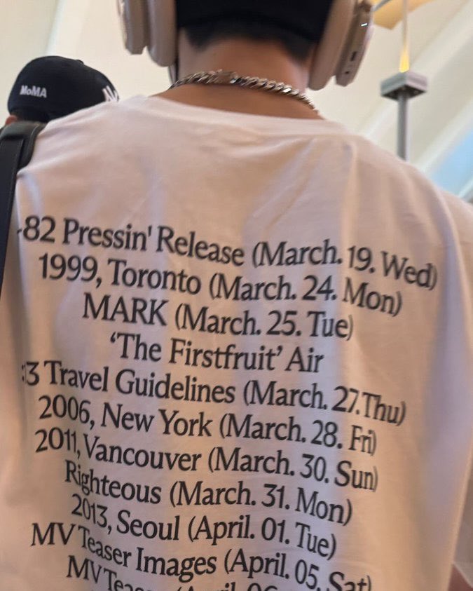 mybelovesun's tweet image. 260417 Creative Visual Direction instagram update #MARK #마크 

Timetable T-Shirt The Firstfruit