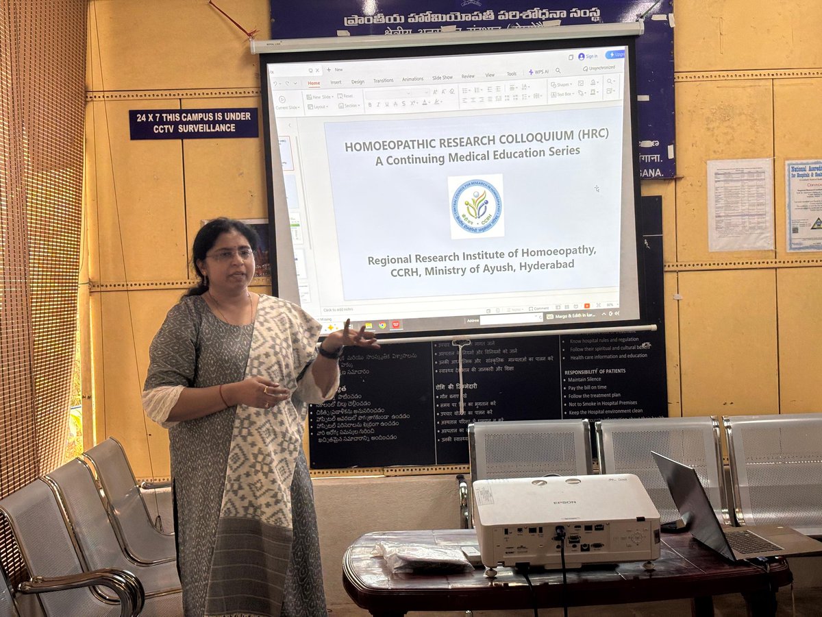 RegionalHyd's tweet photo. The Regional Research Institute - Homoeopathy, Hyderabad , Hyderabad, has launched a Continuous Medical Education (CME) Series for its research personnel, to be conducted every 4th Saturday of the month at the institute premises named as "Homoeopathic Research Colloquium". https://t.co/ergSnDA9Vu