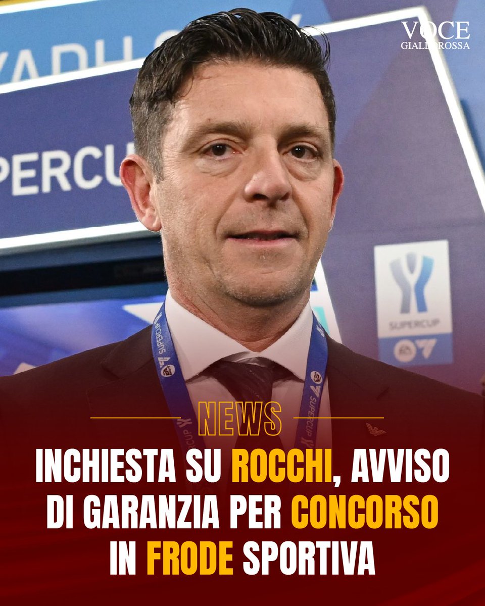VoceGiallorossa's tweet image. 🧑‍⚖️Inchiesta su Gianluca Rocchi, avviso di garanzia per concorso in frode sportiva

#ASRoma #Rocchi #AIA #FIGC #footballnews 

vocegiallorossa.it/altre-notizie/…
