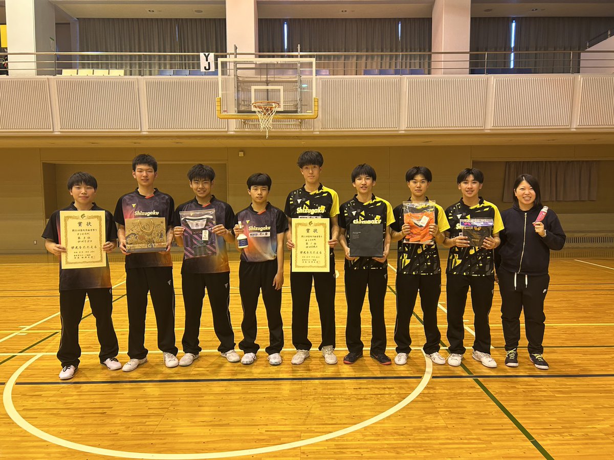 笛吹オープンに参加しました✨️ 結果 静岡学園A 優勝 静岡学園B 3位